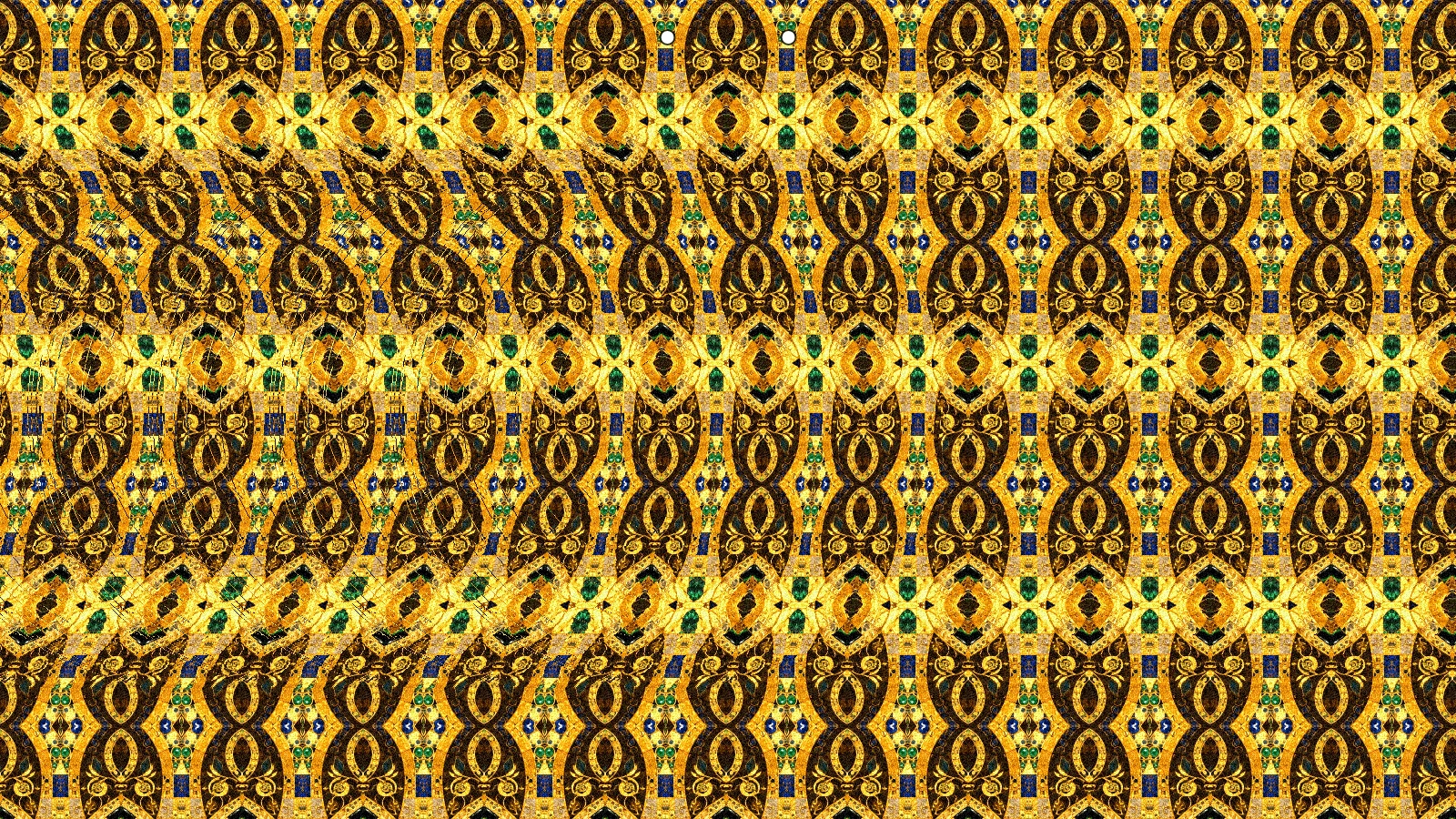Practice stereogram: a golden sphere